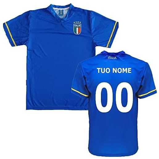 BrolloGroup maglia calcio italia personalizzata con nome e numero replica ufficiale figc ps 39050-bs