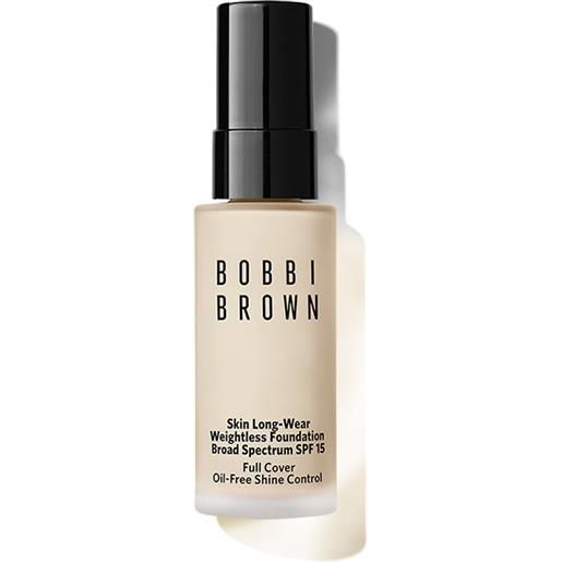 BOBBI BROWN mini skin long-wear weightless foundation spf15 porcelain 16h 15 ml