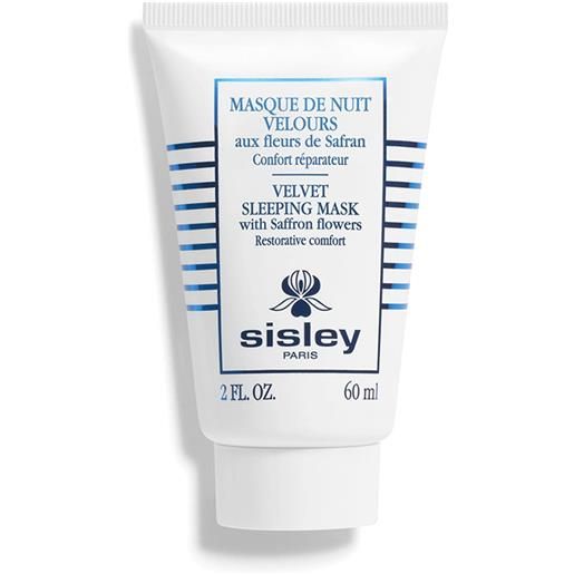 Sisley masque de nuit velours aux fleurs de safran 60 ml trattamento viso notte lenitivo ristoratore maschera ricca