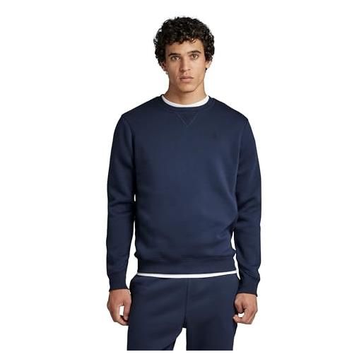 G-STAR RAW premium core hooded sweater donna , blu (sartho blue d16121-c235-6067), s