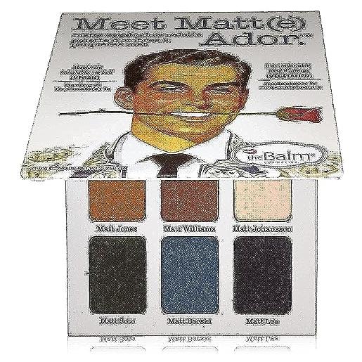 theBalm meet matte ador matte palette di ombretti, confezione da 1 (1 x 21,6 g)