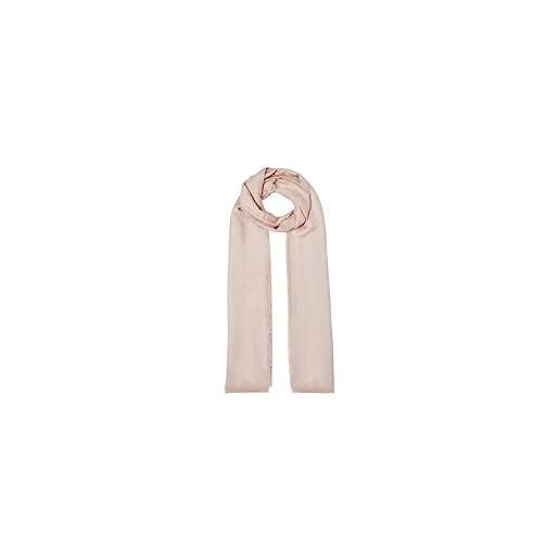 Liu Jo Jeans liu jo sciarpa donna in tessuto 100% viscosa, stampa all-over, colore naturale modello: 2f3080 t0300 00005 rosa naturale