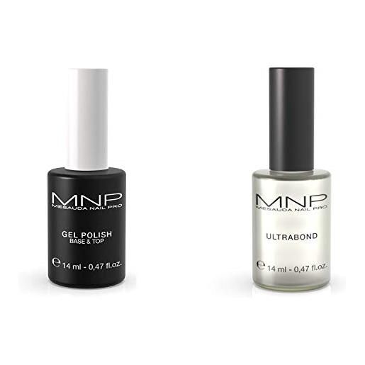 MESAUDA milano nails kit base & top 14ml + ultrabond primer unghie 14ml