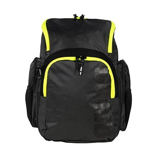 ARENA spiky iii backpack 35, zaino unisex adulto, dark_smoke-neon_yellow, tu