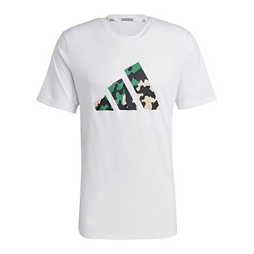 Adidas tr-es+ bl log t, t-shirt uomo, white, xs
