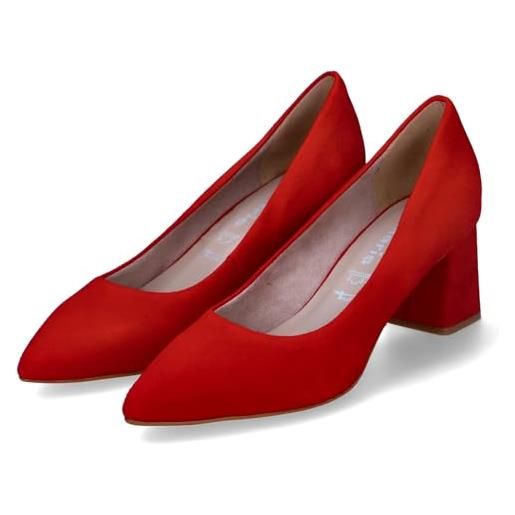 Tamaris donna 1-22435-41, scarpe décolleté, colore: rosso, 42 eu