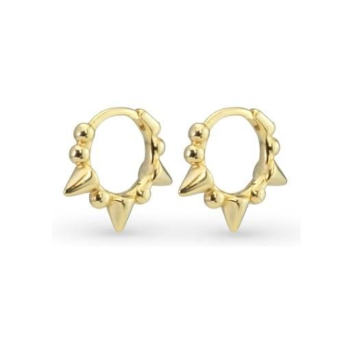 Uniqa jewels orecchini per secondo buco, orecchini a cerchio piccoli donna, cerchio piccolo in argento sterling 925, gioielli per donne e ragazze, orecchini senza nichel