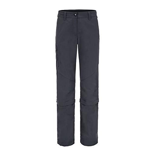 Maier sports nil-pantaloni da donna con zip off, colore grigio grafite 18