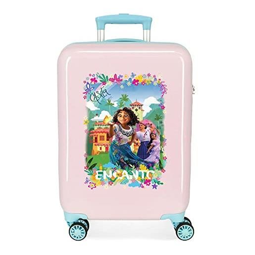 Disney fascino, rosa, valigia