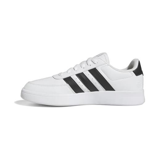 adidas breaknet 2.0 shoes, sneaker donna, ftwr white core black silver met, 36 eu
