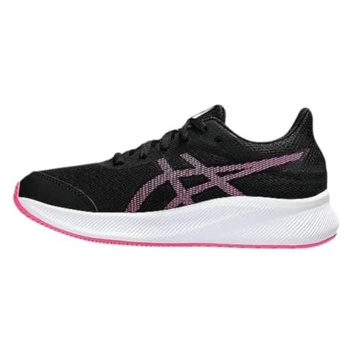 Asics patriot 13 gs, running shoe, black/hot pink, 35 eu