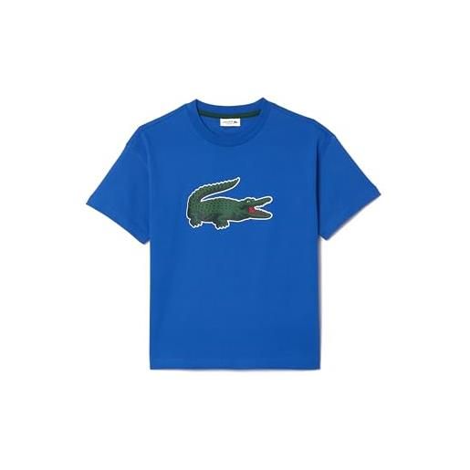 Lacoste-children tee-shirt-tj1207-00, blu navy, 10 ans