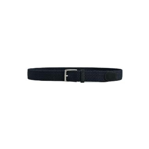 GANT elastic braid belt, cintura uomo, blu ( marine ), 95cm/38w