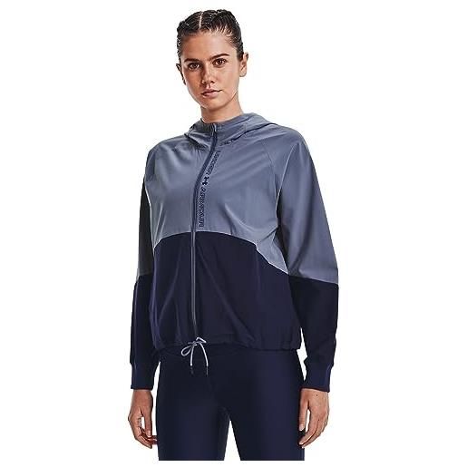 Under Armour giacca da donna ua woven full zip top warmup, aup, m