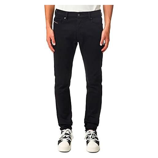 Diesel - jeans elasticizzati da uomo a vita bassa, slim fit, modello d 009ha nero, nero , 38w x 34l