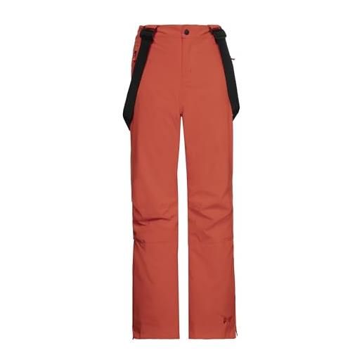 Protest protesr pantaloni da sci, spike jr (4810302) impermeabile e traspirante. Colore: fuoco arancione - tg: 176
