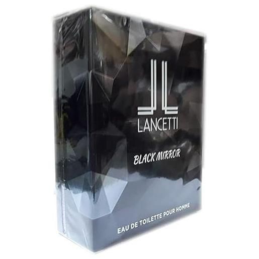 Lancetti Parfums lancetti black mirror profumo uomo edt eau de toilette spray 100ml