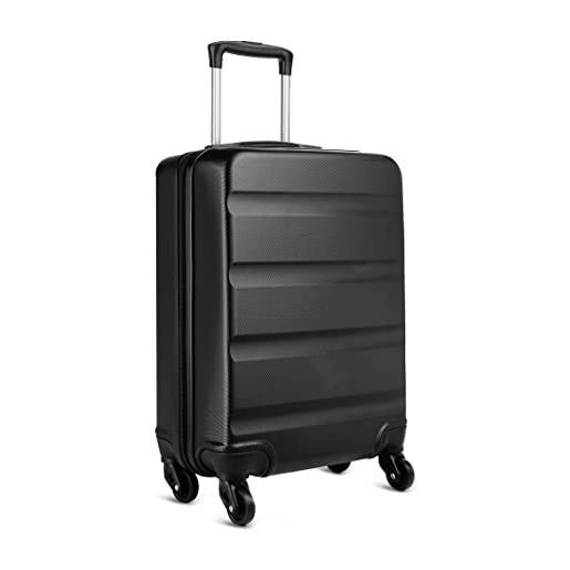 KONO trolley bagaglio a mano 55x38x20cm rigidi e leggerissima abs valigia con 4 ruote