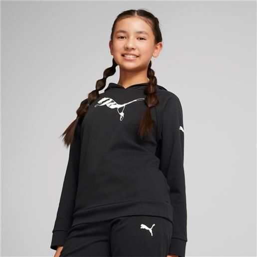 Puma modern sports hoodie nera da ragazza