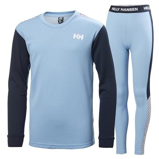 Helly Hansen junior unisex jr hh lifa active set, bright blue, 16