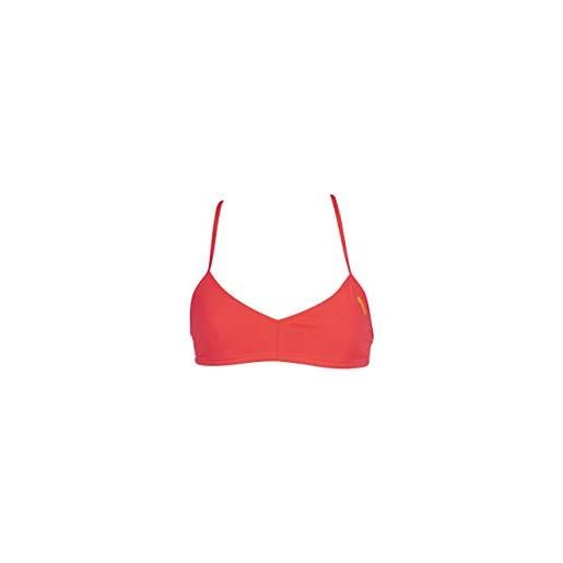 ARENA top bandeau live - parte superiore bikini da donna, donna, 0000002816, rosso fluo/giallo, m