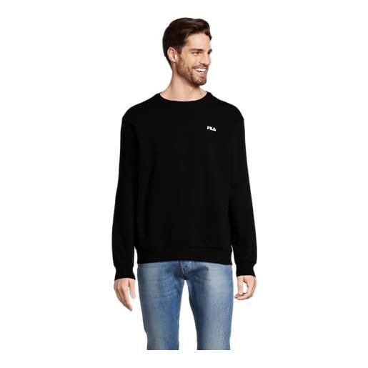 FILA felpa da uomo con petto, bianco, xl