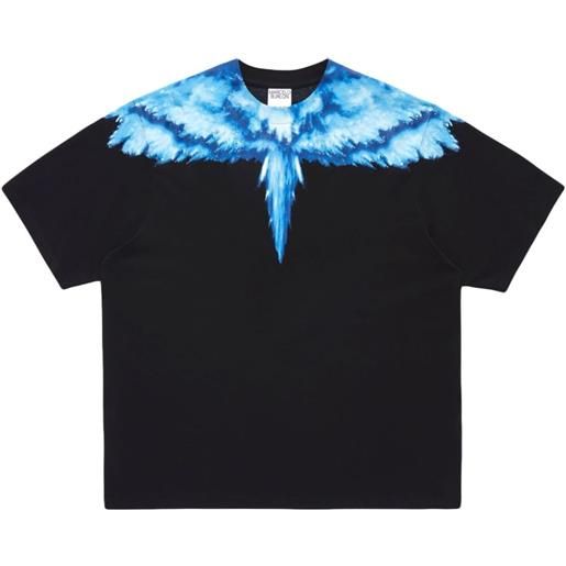 Marcelo Burlon County of Milan t-shirt colordust con stampa wings - nero