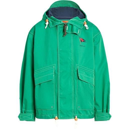 Polo Ralph Lauren giacca truro con stampa logo - verde