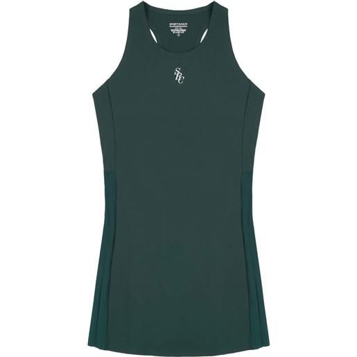Sporty & Rich abito corto src tennis con scollo olimpionico - verde