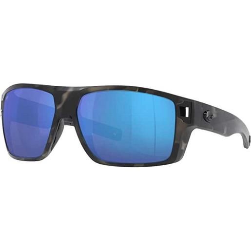 Costa diego polarized sunglasses trasparente blue mirror 580g/cat3 uomo