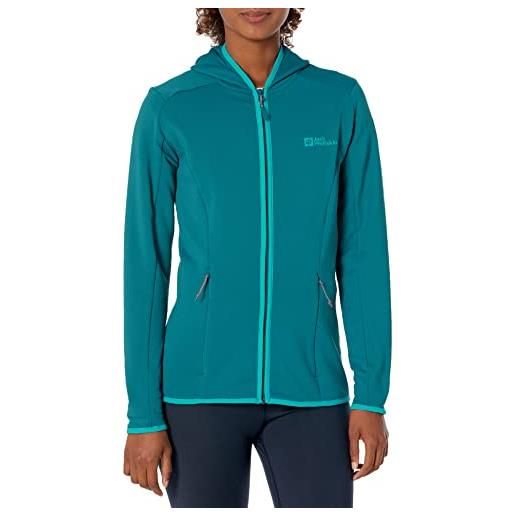 Jack Wolfskin baiselberg giacca, blue coral, s donna