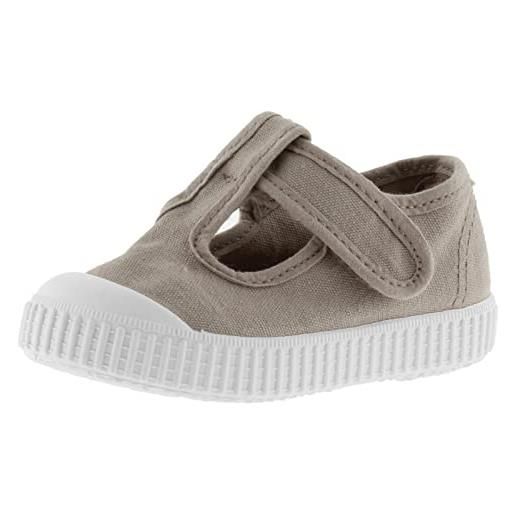 victoria 136625-kids sandalo 1915 tela lavata drec & strappo sandalo unisex bambino trigo 27