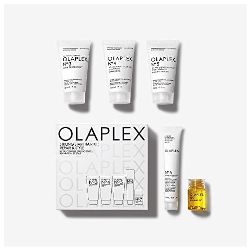 OLAPLEX, kit per capelli strong start: riparazione e acconciatura