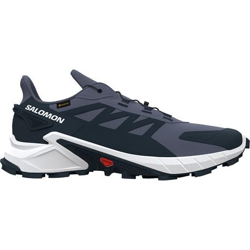 Salomon supercross 4 goretex trail running shoes blu eu 42 2/3 uomo