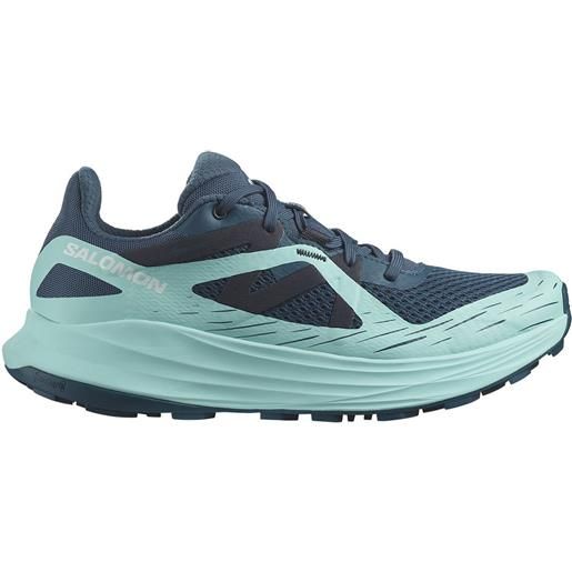 Salomon ultra flow goretex trail running shoes blu eu 41 1/3 donna