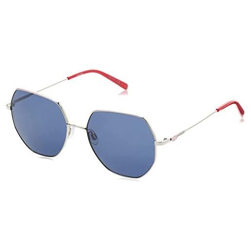 Missoni mmi 0080/s 3yz/ku pallad pink sunglasses unisex steel, standard, 57 women's