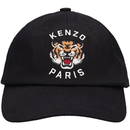 KENZO PARIS cappello baseball tiger in cotone / ricami