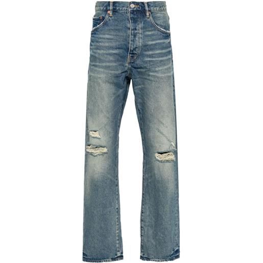 Purple Brand jeans p011 vintage knee slit - blu