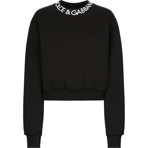 Dolce & Gabbana felpa con stampa - nero