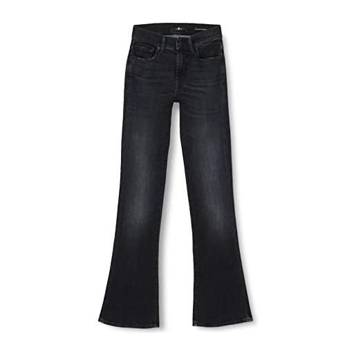 7 For All Mankind bootcut slim illusion jeans, nero, 29w x 29l donna