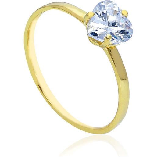 GioiaPura anello fidanzamento solitario gioiapura oro 375 gp9-s249765