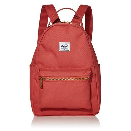 Herschel supply - zaino unisex nova small, rosso minerale. (rosso) - 10502-03016-os