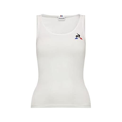 Le Coq Sportif tennis débardeur n°3 w, maglietta donna, bianco (new optical white), xxs