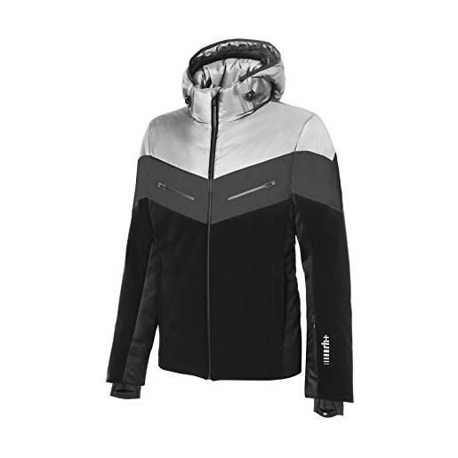 zerorh+ zero rh+ grand couloir, abbigliamento man snow jacket uomo, black/silver/black, xxl
