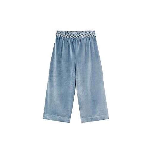 Mayoral pantalone cropped velluto per bambine e ragazze bluebell 9 anni (134cm)