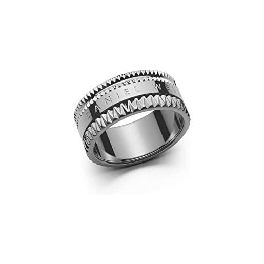 Daniel Wellington elevation anelli 56 acciaio inossidabile (316l) argento, 16, acciaio inossidabile, nessuna pietra preziosa