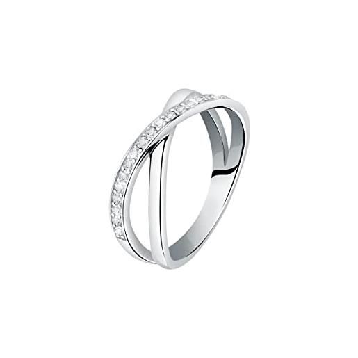 Bluespirit b-classic anello donna in argento 925% , zirconi, idee regalo - p. 25c903002510_main