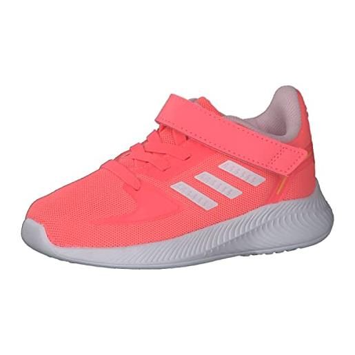Adidas runfalcon 2.0 i, scarpe da ginnastica basse unisex - bambini, blu rush/bianco/blu scuro, 23 eu