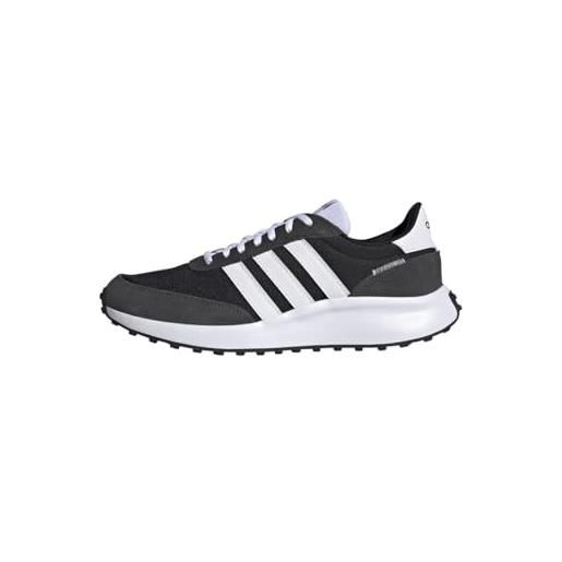 adidas run 70s lifestyle running shoes, sneaker uomo, ftwr white core black dash grey, 39 1/3 eu