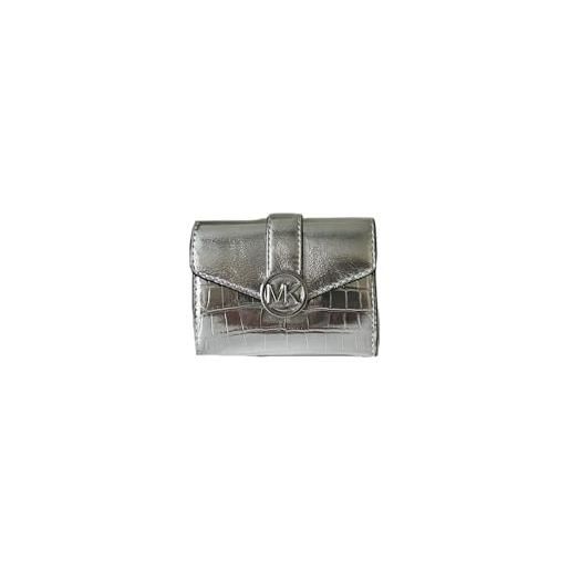 Michael Kors carmen - portafoglio medio con patta, argento, carmen